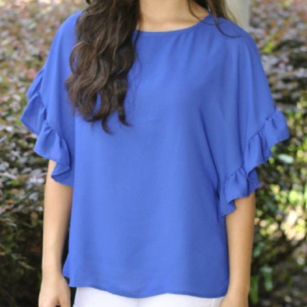 Ooh La La Top - Blue